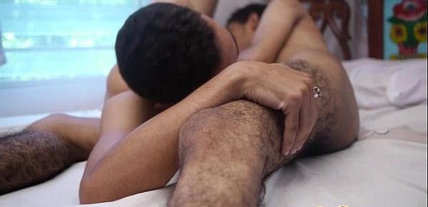  Bareback anal sex for ethnic firsttimer